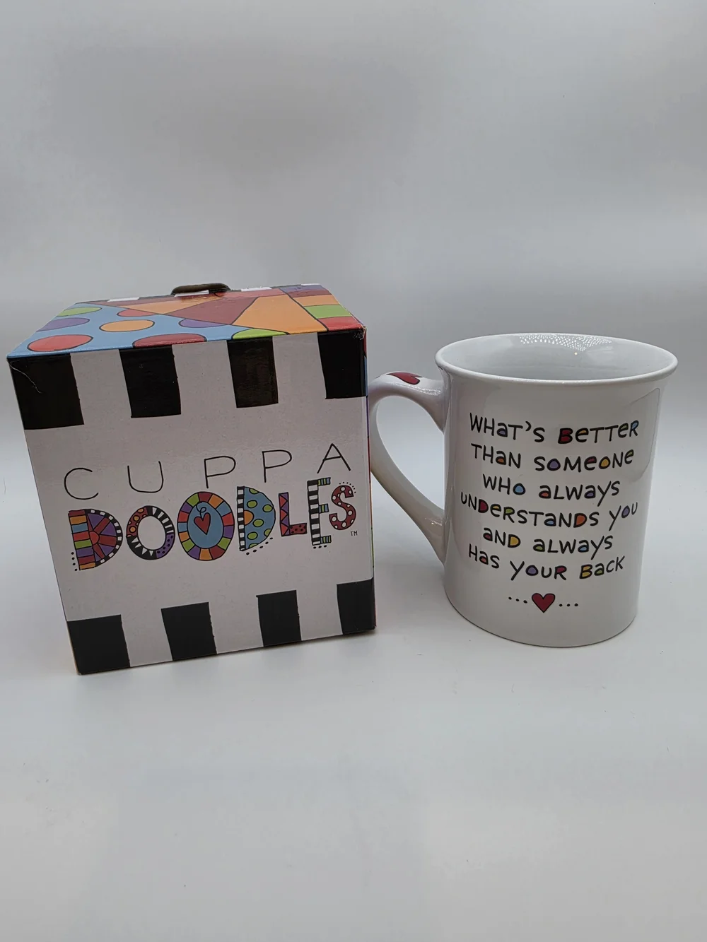 Cuppa Doodles Ceramic Mug - Colorful 'Sis' Design